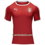 Camisolas de futebol Sérvia Equipamento Principal Copa do Mundo 2018 Manga Curta